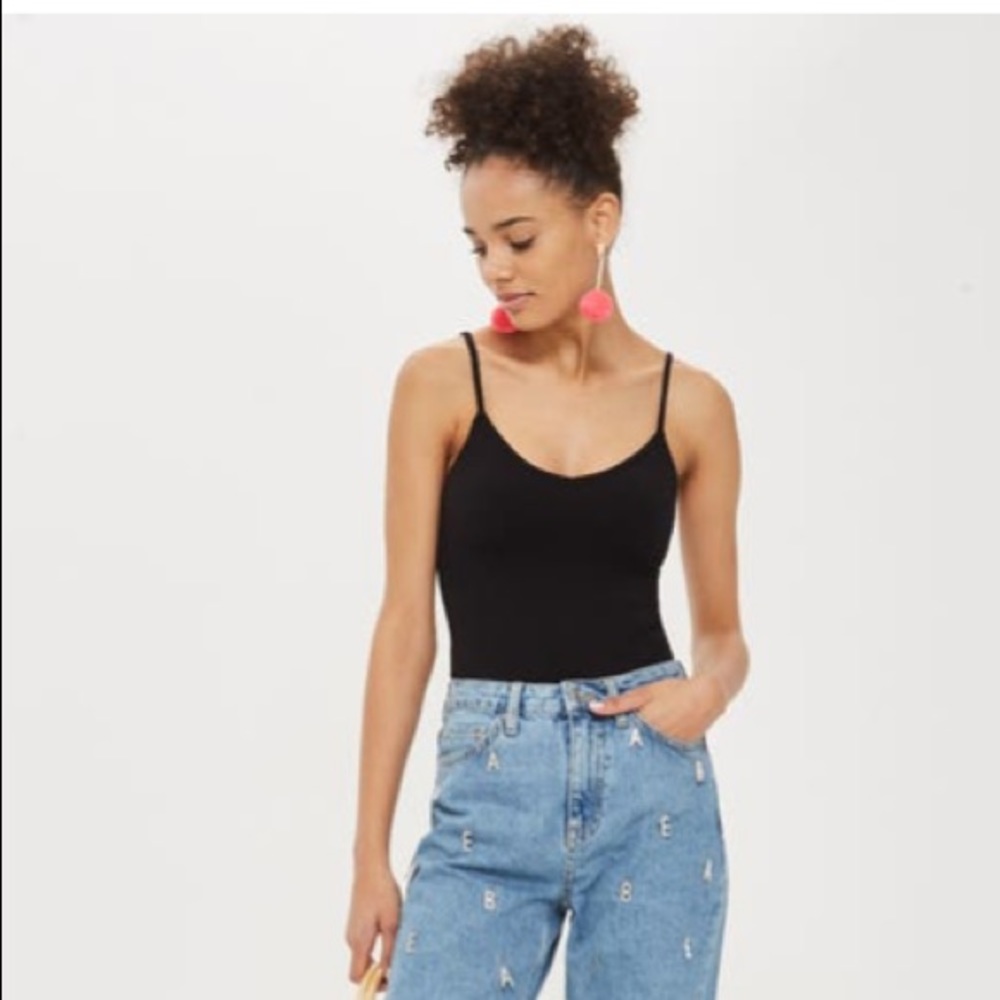 Topshop Ribbed Bodysuit - Picture 2 of 3